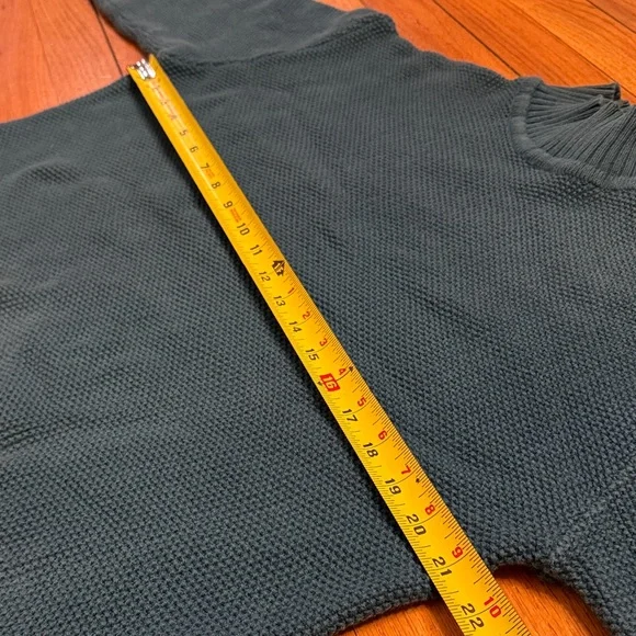 Liz Claiborne Cotton Sweater Women’s Blue Knit Pullover XL - Picture 3 of 5